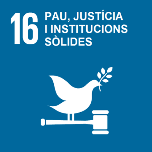 Objectiu 16. Pau, justícia i institucions sòlides