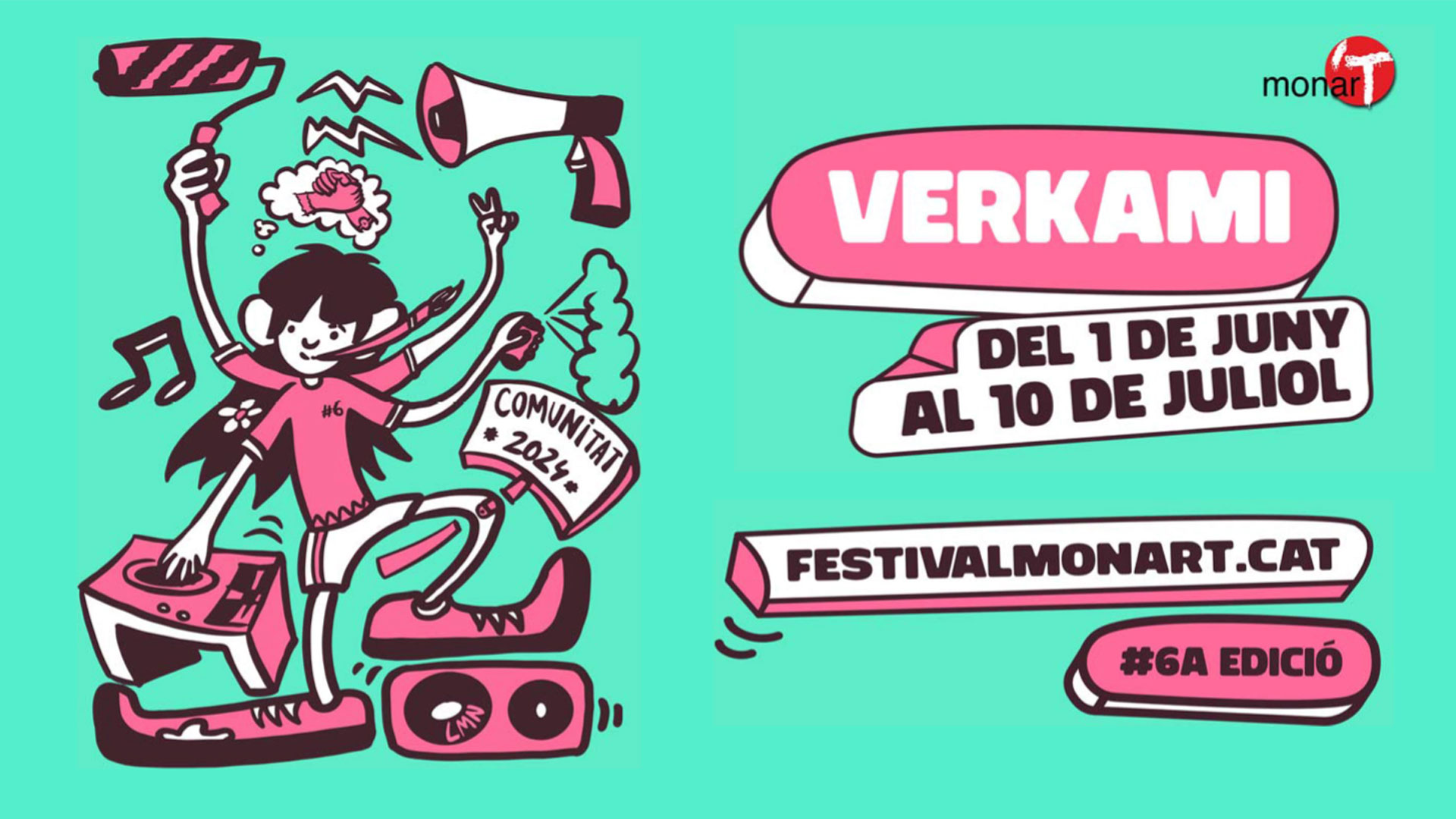 Festival Monar't. Obert el Verkami<br/><small>De l'1 de juny al 10 de juliol</small>