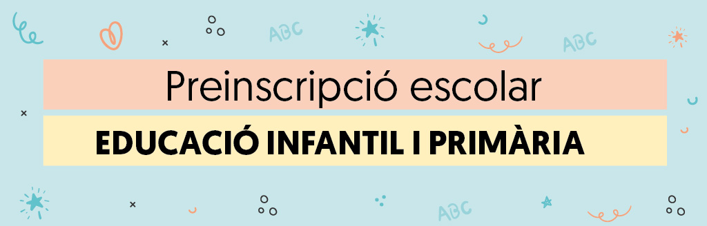 Fulletó informatiu preinscripció infantil i primària curs 2025-2026