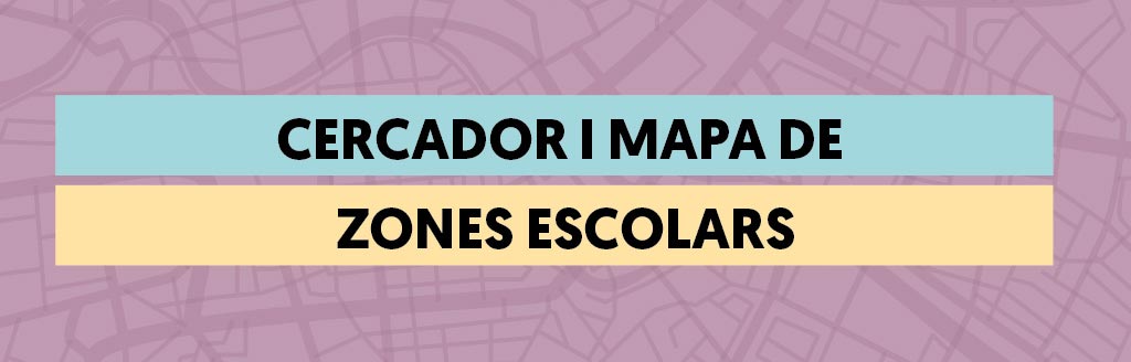 Cercador i mapa de zones escolars curs 2024-25
