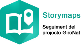 Storymaps. Seguiment del projecte GiroNat