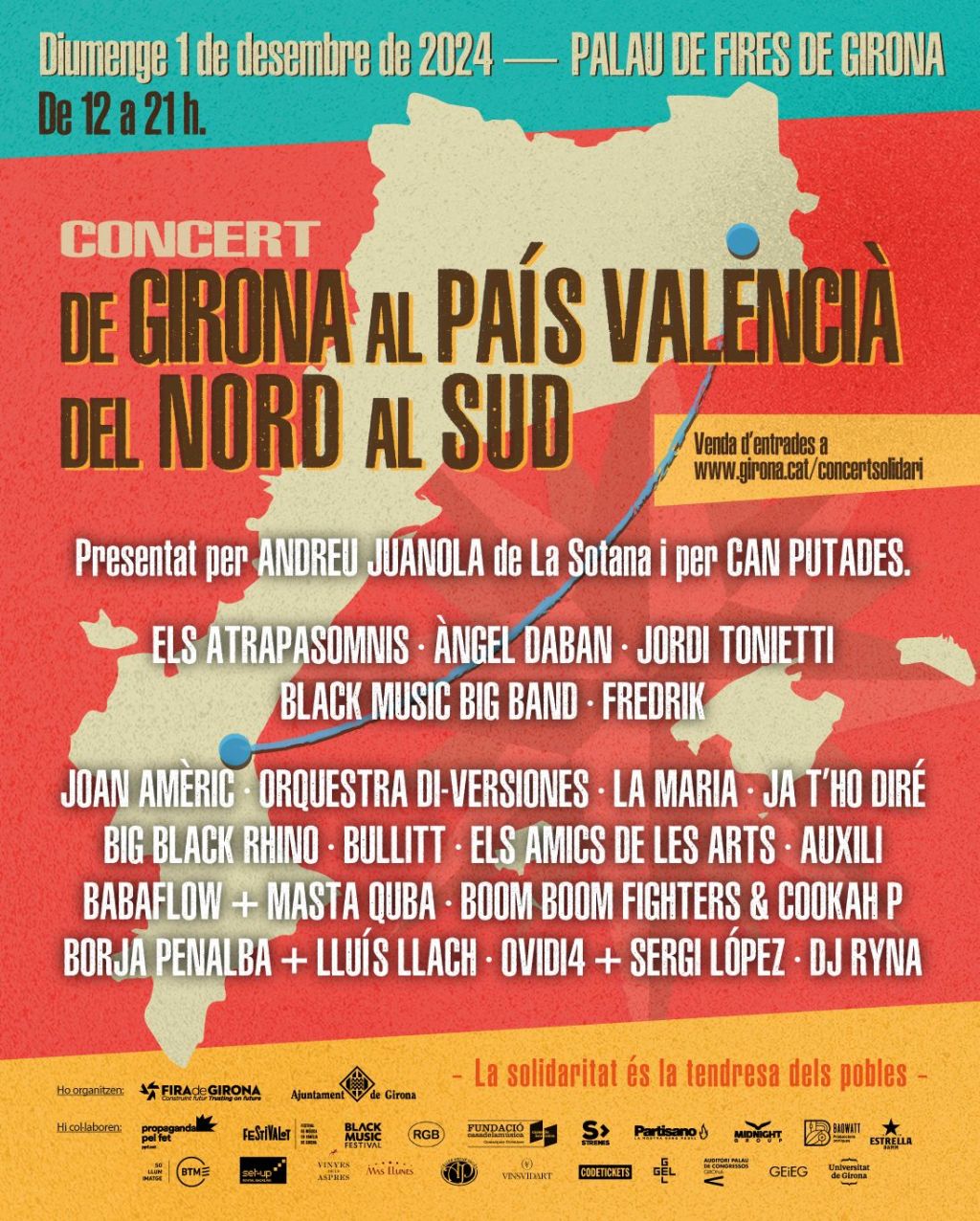 Compra entrades per al Concert solidari per les víctimes de la Dana al País Valencià